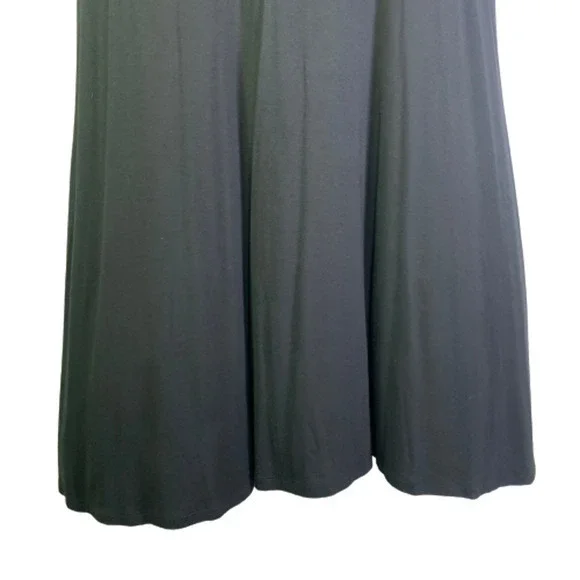 LANE BRYANT Black Strappy T-Shirt Midi Dress - NWT - Picture 6 of 11